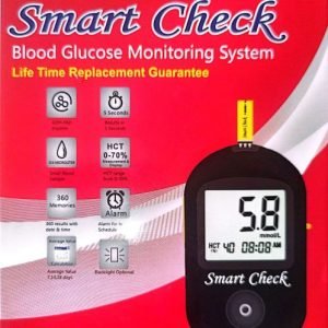 RBC Smart Check Blood Glucose Monitoring System ( Mrp 999/tk)