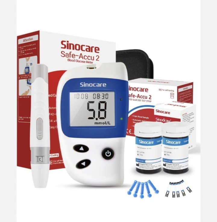 Sinocare Safe-Accu-2 Glucose meter Mrp 950tk (Whole sales 450 tk) - Image 3