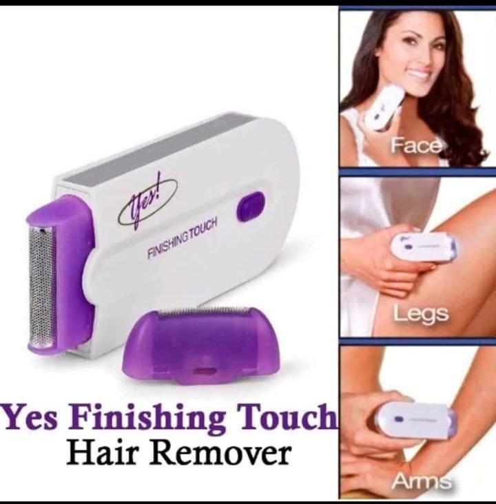 Painless Yes Finishing Touch Hair Remover – Rechargeable Face & Body Trimmer – Instant & Safe Shaver for Women & Men – Portable Epilator - Image 2