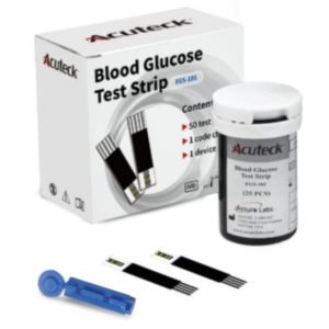 Acuteck glucose test strip (50+50)=Mrp 700 tk (Wholesale 620 tk)
