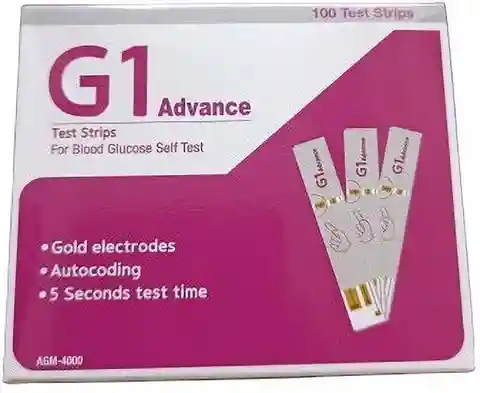 G1 Advance Blood Glucose test strips (25*2) 50pcs (Mrp 1190 tk)(Wholesales 670 tk) - Image 5