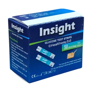 Insight Blood Glucose Test Strip - (25+25)=50 Pcs MRP -950TK (Wholesales 820 tk)