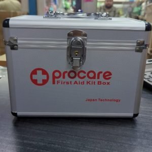 First Aid Box with Security Lock and Aluminum Borderlines