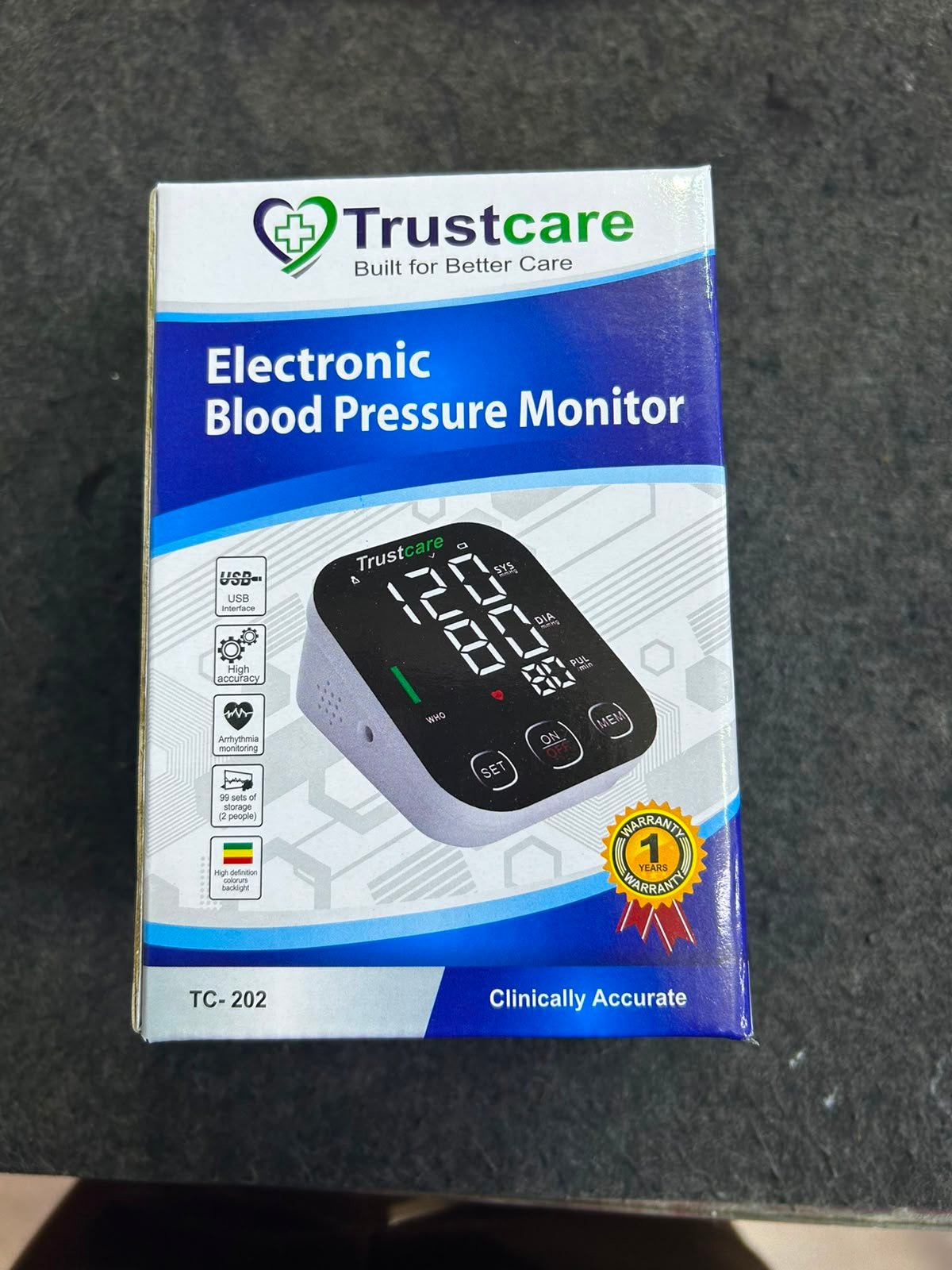 Trustcare Electronic Blood Pressor Monitor TC-202
