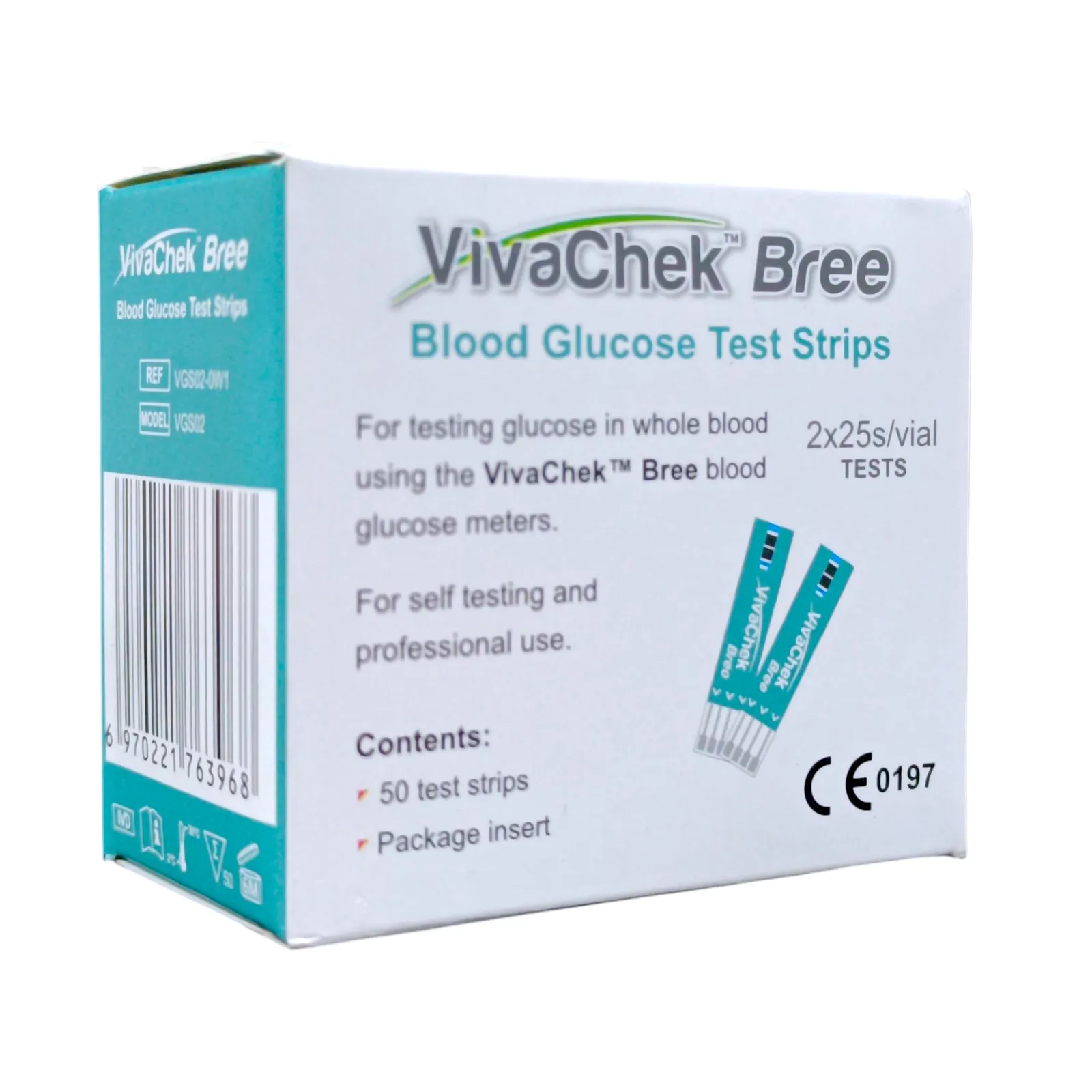 Viva check glucose test strips MRP 1200/(Wholesale 1000 tk)